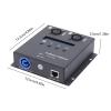 Signal Network Extender with 2-Way Lighting Console Dmx512 Ethernet Cable Signal Network Expand The DMX Output Port of Tiger Touch and Ma2 Phone Booster Network Extender 100Mbps Network Card Speed view 4