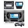 Double Din Car Stereo 9 Inch Android System Touch Screen Multimedia Player for Hyundai IX45/Santa Fe 2013~2017 with GPS Navigation WiFi Bluetooth SWC Mirror Link FM Car Audio Receiver,M700s view 2