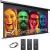 Projector Screen Elite Screens Spectrum, 106-INCH Diag 16:10, Motorized Projection Screen Movie Home Theater 4K/8K Ultra HD Ready, ELECTRIC106X2 view 1
