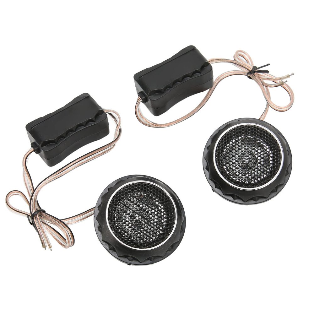 GOWENIC Dome Tweeters for Car, 2Pcs Metallic Iron 140W 4  2 Way Car Audio Speaker, Universal Dome Tweeter Car Speaker for All Car Audio Systems