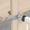 Y Shaped Spindle Rods 2pcs Stair Banister Adapter Y-Spindle Rods Pet Safety Gates Screws Rod Extra Stair Pressure Mounted Gates Threaded Spindle Rods for Door Stair Gates view 2