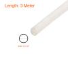 Rebower Silicone Fiberglass Sleeve Insulated Cable Protection Tube [for High-Temperature Applications] - 3M-3mm / White view 2
