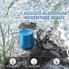 INSMY Small Bluetooth Speaker, Waterproof Mini Portable Wireless Speaker, Punchy Bass Rich Audio Stereo Pairing, Handheld Pocket Size, Built in Mic for Hiking Gift Laptop Tablet (Blue) view 3