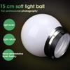 15cm Soft Light Ball, Translucent Flash Lampshade for Bowens Mount Spherical Diffuser Photography Accessory for Portrait Shooting, Advertising Portrait, Art Portrait, etc view 2