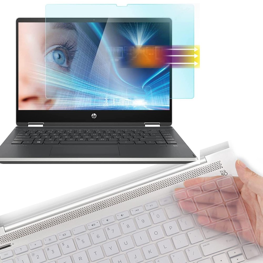 Anti Blue Light Screen Protector Keyboard Cover HP 14-dk 14m-dh 14-dq 14-fq