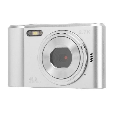 Digital Camera, 2.4in 44MP 1080P Digital Camera for Kids, Rechargeable 16X Zoom Selfie Anti Shaking Camera with Built in Fill Light for Travel, Party, Wedding, Growth Record