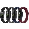 Vodtian 4 Pack Bands Compatible with Fitbit Inspire 3/Inspire 2/Inspire/Inspire HR/Ace 3/Ace 2 Band, Elastic Adjustable Nylon Loop Straps Replacement Sport Stretchy Wristband for Women Men view 1