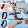 Vodtian 4 Pack Bands Compatible with Fitbit Inspire 3/Inspire 2/Inspire/Inspire HR/Ace 3/Ace 2 Band, Elastic Adjustable Nylon Loop Straps Replacement Sport Stretchy Wristband for Women Men view 4