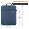 12.9-14.2 Inch Tablet Sleeve Bag for Samsung Galaxy Tab S11 S10 S9 S8 Ultra 14.6 inch,13" iPad Air M2 M3/Pro M5 M4,12.9" iPad Pro/MacBook Air 13.6"/Pro 14.2"/Surface Laptop/Surface Pro 11 Case-Blue view 2