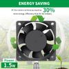 Wderair EC 60x 25mm + 92x25mm Axial Muffin Computer Fan with AC Plug Dual Ball for DIY Small Electronic Equipment Cooling Ventilation Exhaust Projects view 3