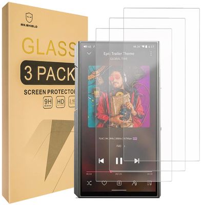 Mr.Shield [3-Pack] Screen Protector For Fiio M11 Plus [Tempered Glass] [Japan Glass with 9H Hardness] Screen Protector