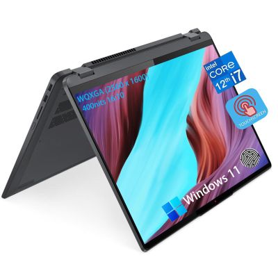Lenovo 2023 IdeaPad Flex 5 2-in-1 Laptop, 16" 2.5K WQXGA Touchscreen Display, Intel Core i7-1255U Processor, 16GB DDR4 RAM, 2TB SSD, Intel Iris Xe Graphics, Webcam, Wifi6, Windows 11 Home