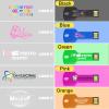 Custom USB Flash Drive 64GB 200 Pack Customized Key Shaped Thumb Drive Customizable USB Drive Logo Print FEWINA Branding with Personalized USB Stick (200 Pack,5 Color Options) view 3
