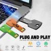 Custom USB Flash Drive 512MB 25 Pack Customized Key Shaped Thumb Drive Customizable USB Drive Logo Print FEWINA Branding with Personalized USB Stick (25 Pack,5 Color Options) view 4