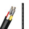 14 Gauge 4 Conductor Electrical Wire, 16.5FT 14AWG Black PVC Stranded Tinned Copper 4 Wire Cable, 14/4 Cord Extension Cable for LED Lamp Lighting, Automotive, Speaker, Audio, Power etc. view 1