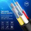 14 Gauge 4 Conductor Electrical Wire, 16.5FT 14AWG Black PVC Stranded Tinned Copper 4 Wire Cable, 14/4 Cord Extension Cable for LED Lamp Lighting, Automotive, Speaker, Audio, Power etc. view 2