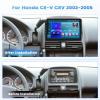 [DSP & EQ] 2+64G Android Car Radio for Honda CRV CR-V 2002 2003 2004 2005 2006, 9'' Touch Screen for CRV Stereo Upgrade with Wireless Carplay/Android Auto/GPSNavigation/Bluetooth/5GHz WiFi view 2