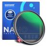 NEEWER 55mm Black Diffusion 1/4 Effect with ND2-ND32 Variable ND Filter 2 in 1, HD Neutral Density Filter with Dreamy Cinematic Features, Water Repellent/Scratch Resistant/Dust Proof, No X Cross view 1