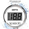 DOACT Marine Depth Transducer with White Backlit Fish Finder, 83/200kHz Dual Frequency, 600ft Cable, for Yacht and Boat Dash Mount Navigation view 4