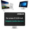 HPDELGB Computer monitor dust cover black for screen 21.5/24 inch or for All in One LCD TV dust Dustproof cover ( screen size 21.5-24 inch Monitor Dust Cover) (21.5-24 inch Monitor Dust Cover) view 1