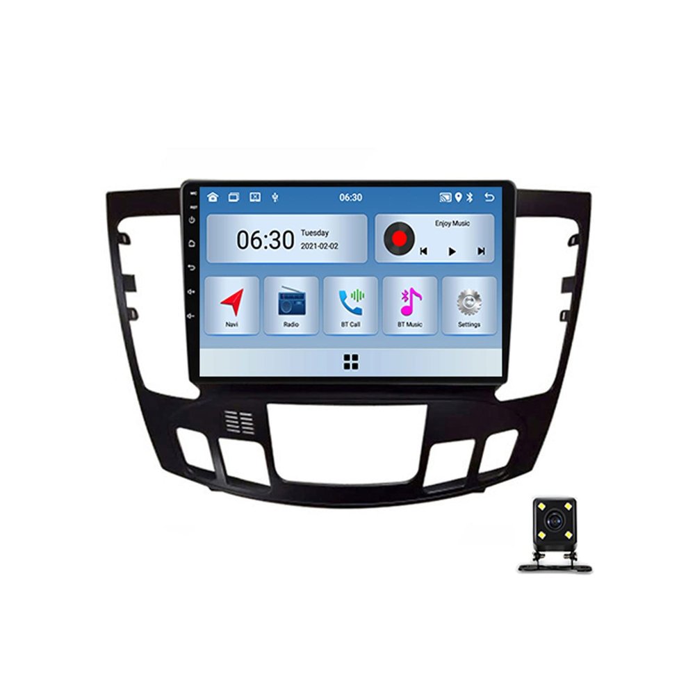 DEHIWI 9 Inch Double Din Touch Screen Car Stereo for Hyundai Sonata NF 2009, Support Carplay/Android Auto/Mirror Link, Car Radio with FM/GPS/USB/SWC, M100s