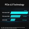 MOVE SPEED HB7450 2TB SSD for PS5 with Heatsink TLC NAND, PCIe 4.0 NVMe M.2 Internal Solid State Drive - Up to 7450MB/s, 3D Storage Expansion Compatible with PS5, Desktops and Laptops view 4