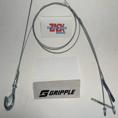 GRIPPLE Standard Hanger/Y-fit Mini Hook, No. 1, Max 25 lbs. 30feet Long,Sold 10/ Zack Bag (MHG)