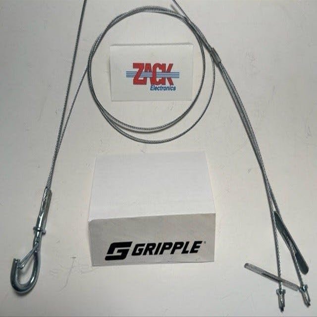 GRIPPLE Standard Hanger/Y-fit Mini Hook, No. 1, Max 25 lbs. 30feet Long,Sold 10/ Zack Bag (MHG)