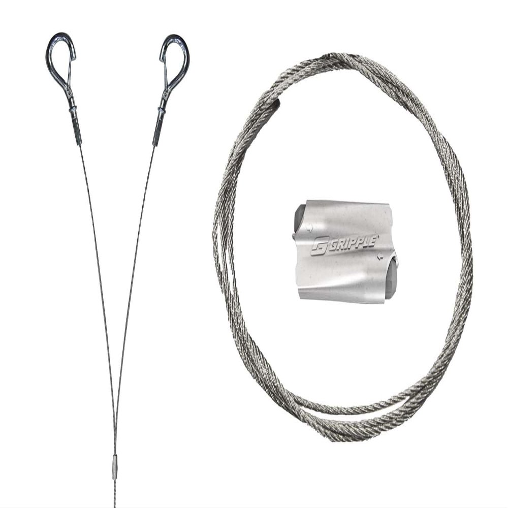 GRIPPLE Express with Y- Fit Hook, No. 2, 10 feet Long, Sold 10/ Zack Bag (HG)