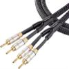 Tributaries Series 8 Star Quad Speaker Wire w. Banana Plugs 10 Foot Single view 2
