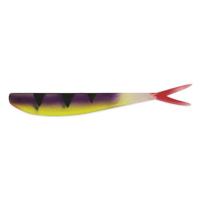 Big Bite Baits 4'' Slim Minnow/Painted/Purple Perch (6 Pack)