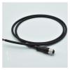 EVURU 1pc M12 8 Pin Female Plug Connector with Wire 1 Meter 24AWG P-V-C Dark Injection Molding Cable M12 IP67 Waterproof Connector Cord view 1