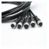 EVURU 1pc M12 8 Pin Female Plug Connector with Wire 1 Meter 24AWG P-V-C Dark Injection Molding Cable M12 IP67 Waterproof Connector Cord view 2