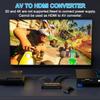 LVY 8 Port RCA to HDMI Converter - 8 AV Inputs, 1 HDMI Output - 720/1080P Support, Compatible with WII, N64, PS2, PS3, VHS, VCR, DVD Players view 3