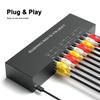 LVY 6 Port RCA AV to HDMI Converter - 720/1080P Support, 16:9/4:3 Switcher - Compatible with Wii, N64, PS2, PS3, VHS, VCR, DVD Players (6AV Input, 1 HDMI Output) view 4