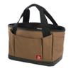 WOLVERINE Tool Bag | Tote| Utility Roll | Durable Nailhead Nylon, Adjustable Straps, and Versatile Pockets for On-the-Go Tool Organization, 13 Inch 17 Pocket Tote, Chestnut view 1