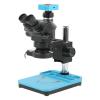 1080P 55MP 4K 2K USB HDMI VGA Video Camera 50X 100X Simul Focal Stereo Trinocular Microscope Set for Phone Soldering PCB Repair view 1