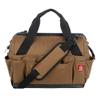 WOLVERINE Tool Bag | Tote| Utility Roll | Durable Nailhead Nylon, Adjustable Straps, and Versatile Pockets for On-the-Go Tool Organization, 16 Inch 34 Pocket Bag, Chestnut view 4