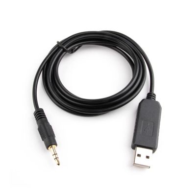 EVURU CP2102 USB to RS232 Gold Plated 3Poles 2.5mm 3.5mm Plug Audio Jack Adpater Converter Cable 6ft (Size : 6ft, Color : Gold Color 3.5mm)