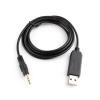 EVURU CP2102 USB to RS232 Gold Plated 3Poles 2.5mm 3.5mm Plug Audio Jack Adpater Converter Cable 6ft (Size : 6ft, Color : Gold Color 3.5mm) view 1