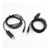 EVURU CP2102 USB to RS232 Gold Plated 3Poles 2.5mm 3.5mm Plug Audio Jack Adpater Converter Cable 6ft (Size : 6ft, Color : Gold Color 3.5mm) view 2