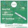 314PI Go Away I'm Reading Stickers, Bookish Waterproof Die-Cut Vinyl Stickers for Laptop, Phone, Water Bottles, Skateboard, Bookish Stickers for Kindle, Book Stickers for Adults, Bookish Gifts, Funny Stickers Gifts for Book Lovers Boys and Girls (Siz view 3