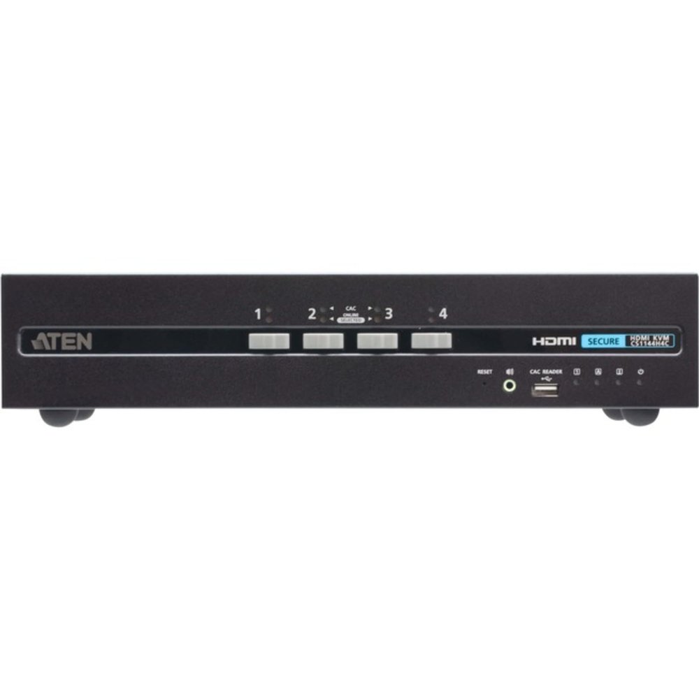 ATEN 4-Port USB HDMI Dual Display Secure KVM Switch with CAC [PSD PP v4.0 Compliant]