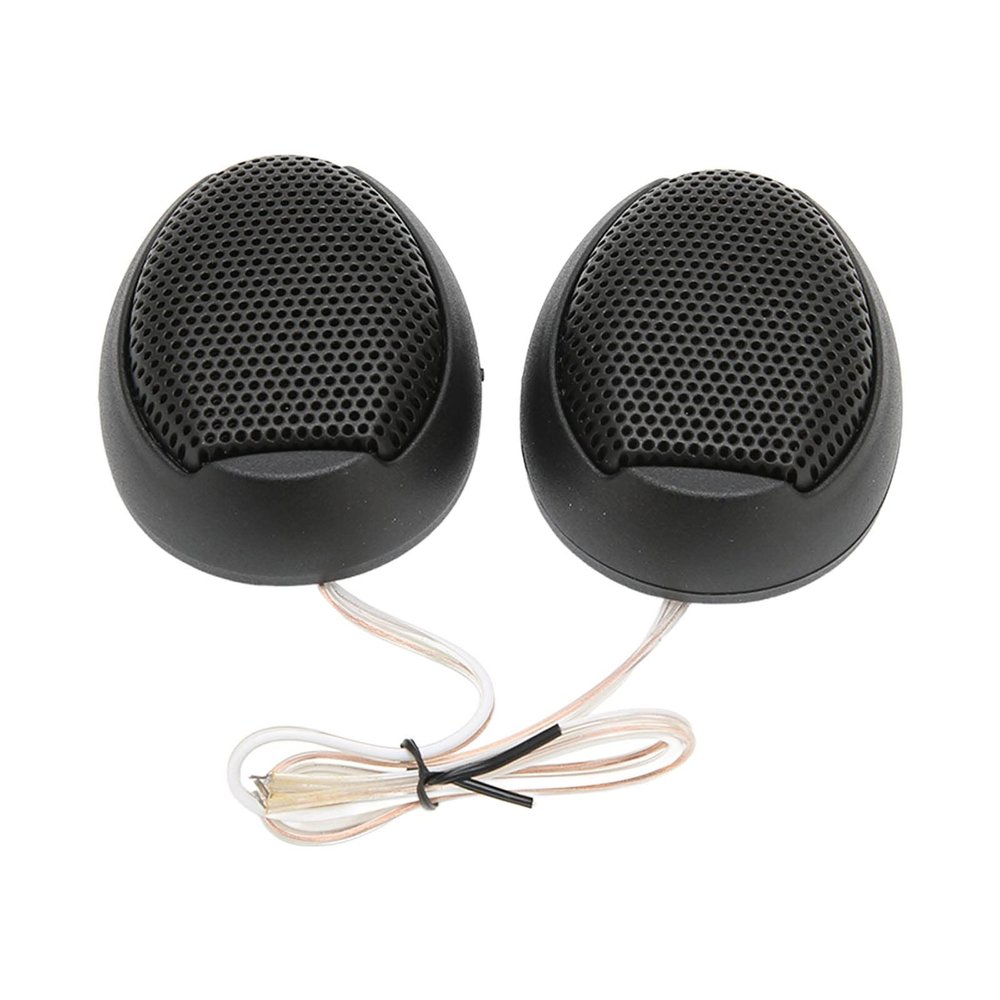 2 Pcs Car Tweeters 98dB 1000W Dome Car Interior Stereo Audio Speaker for Sound System (Black)