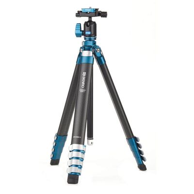 Benro TablePod Tripod Kit  Compact Aluminum Mini Tripod with Ball Head, Arca-Swiss Plate, Folding Legs, Smartphone Mount, and Carrying Case for Vlogging, Travel & Content Creation (TCBH15N00P)