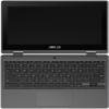 ASUS Chromebook Flip CR1 CR1100FKA-YZ182T 11.6" Touchscreen Rugged Convertible 2 in 1 Chromebook - HD - Intel Celeron N5100-8 GB - 32 GB Flash Memory - Dark Gray - Intel Chip - 1366 x 768 - Chr view 2