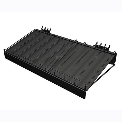 EBSCO Vulcan Industries 5.84 in. H X 24 in. W X 11.59 in. L Black Core Assortment Display Shelf Meta - Total Qty: 1