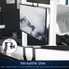 VIVO TV Hanger Bracket for 24 to 55 inch Flat and Curved Screens, Light Weight Steel Design, Height Adjustable Cross Bar, Loft Bed, Thin Door TV Mount, Max VESA 400x400, Black, MOUNT-TV01LB view 4