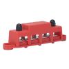 Bus Bar Heavy Duty Module, Low Resistance Power Distribution Busbar Box 4 Studs ABS Zinc Alloy Brass M8 48VDC 250A for Yacht (Red) view 3