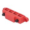 Bus Bar Heavy Duty Module, Low Resistance Power Distribution Busbar Box 4 Studs ABS Zinc Alloy Brass M8 48VDC 250A for Yacht (Red) view 4